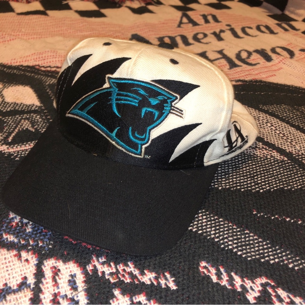 Vintage Carolina panthers shark tooth SnapBack hat